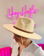 Panama Felt Hat - Hey Heifer Boutique