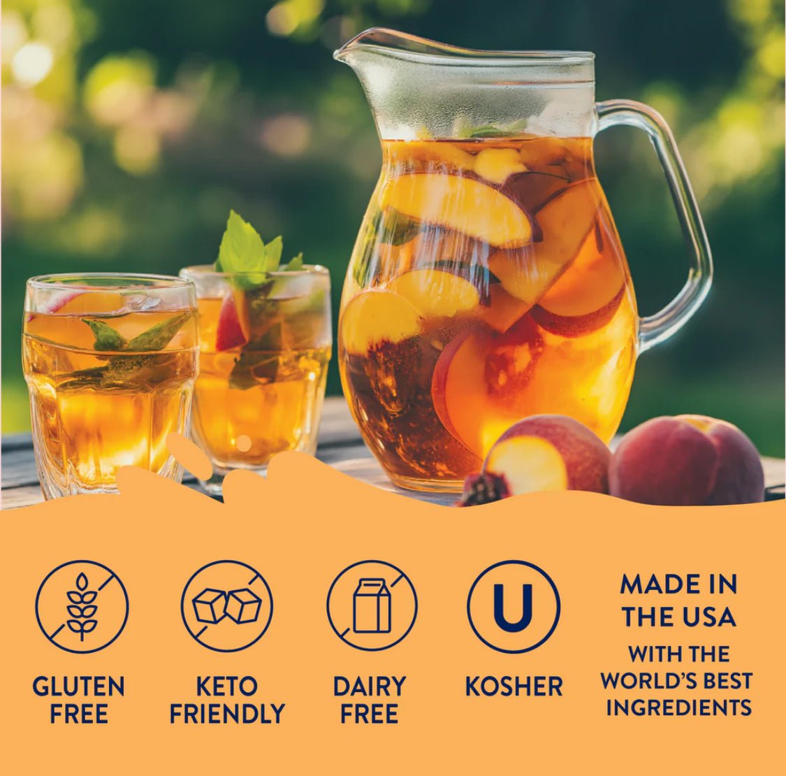 Peach Tea Skinny Syrup - Hey Heifer Boutique