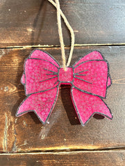 Pink Bow Car Freshie (Butt naked) - Hey Heifer Boutique