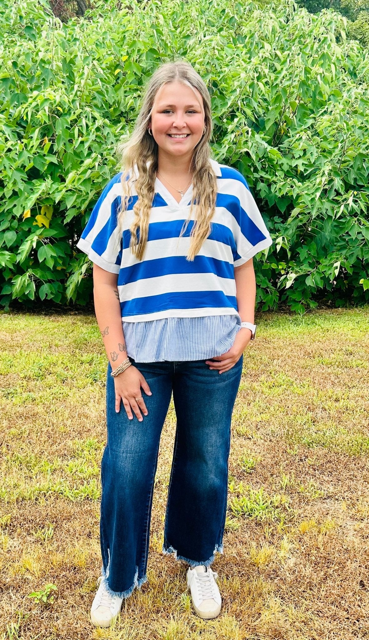 Preppy Picnic Top - Hey Heifer Boutique