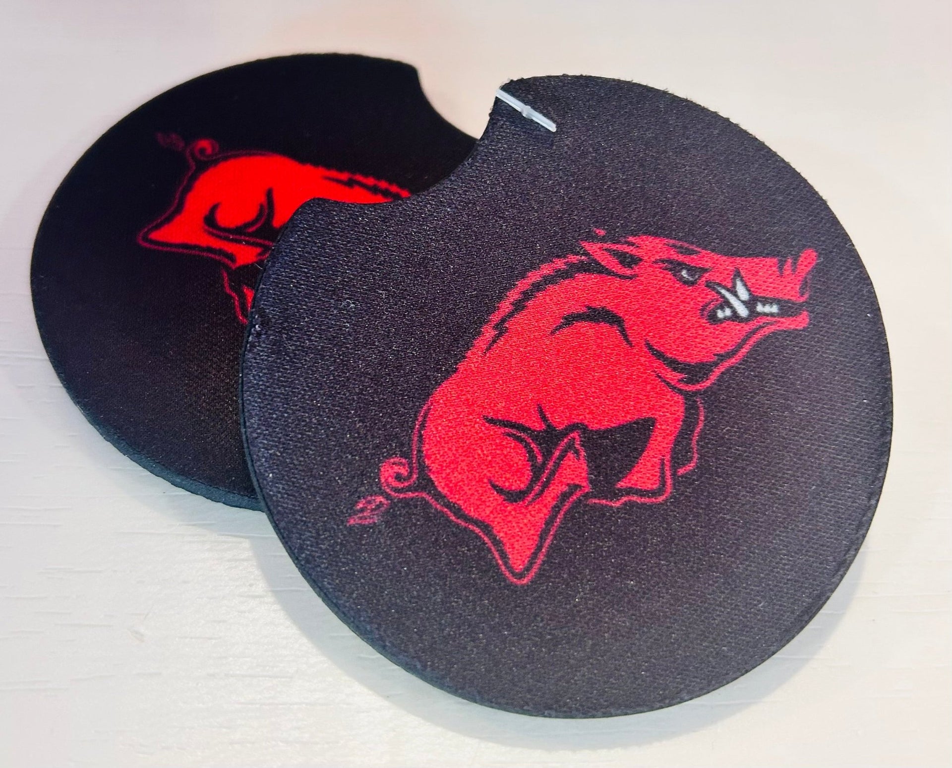 Razorback Car Coaster Set (2) - Hey Heifer Boutique