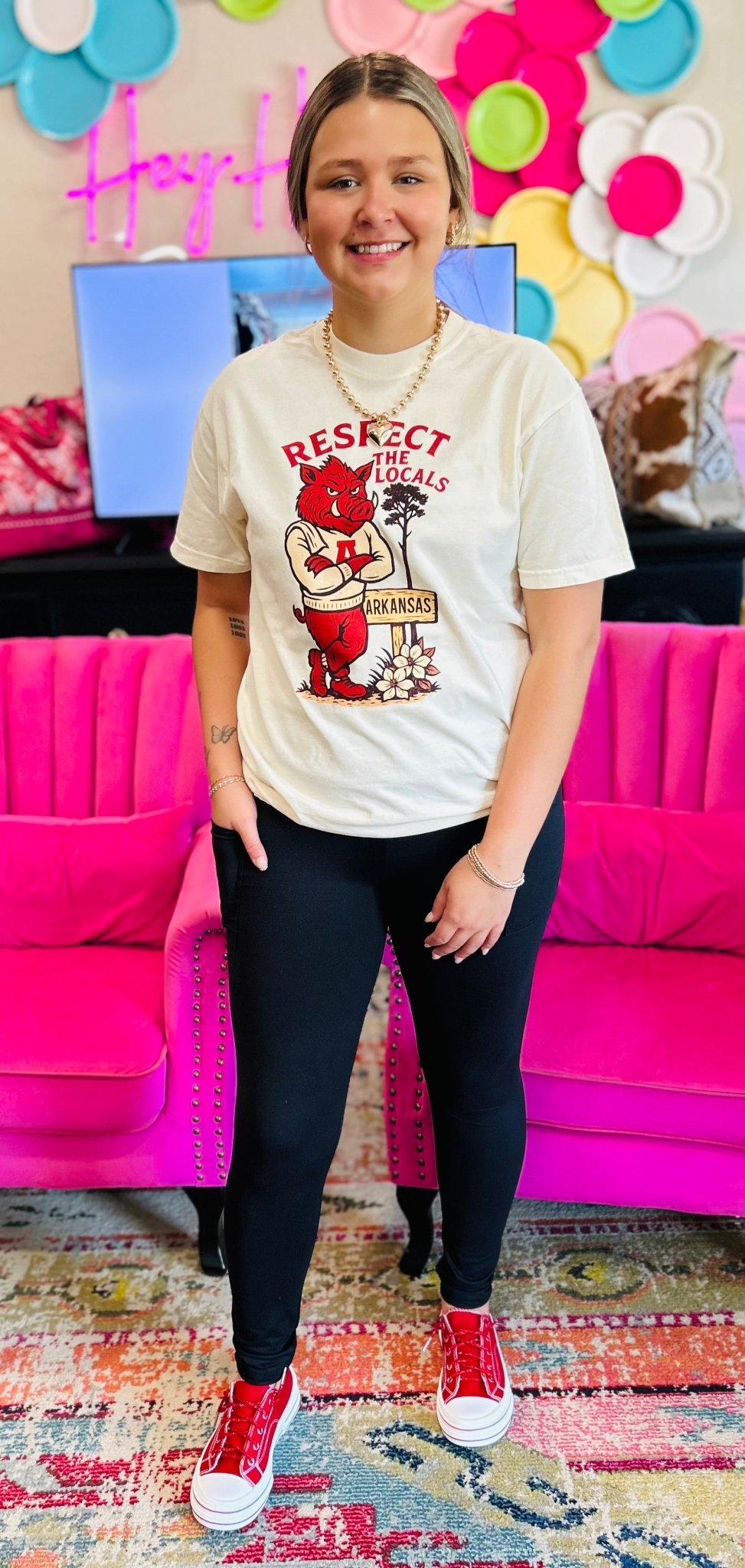 Respect The Locals Tee - Hey Heifer Boutique