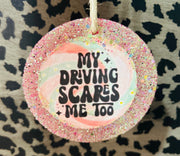 Scares Me Too Car Freshie (Champagne Toast) - Hey Heifer Boutique