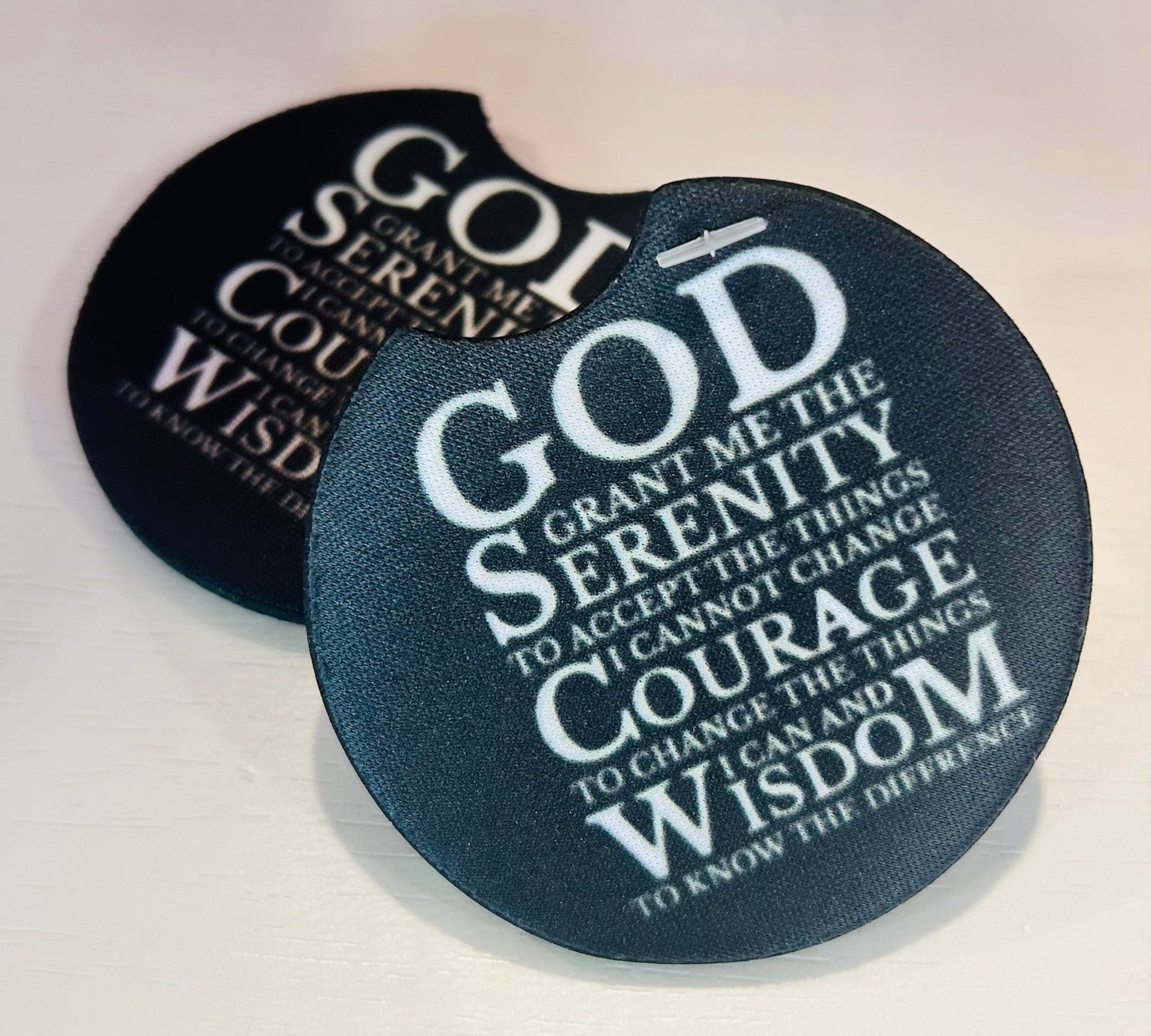 Serenity Prayer Car Coaster Set (2) - Hey Heifer Boutique