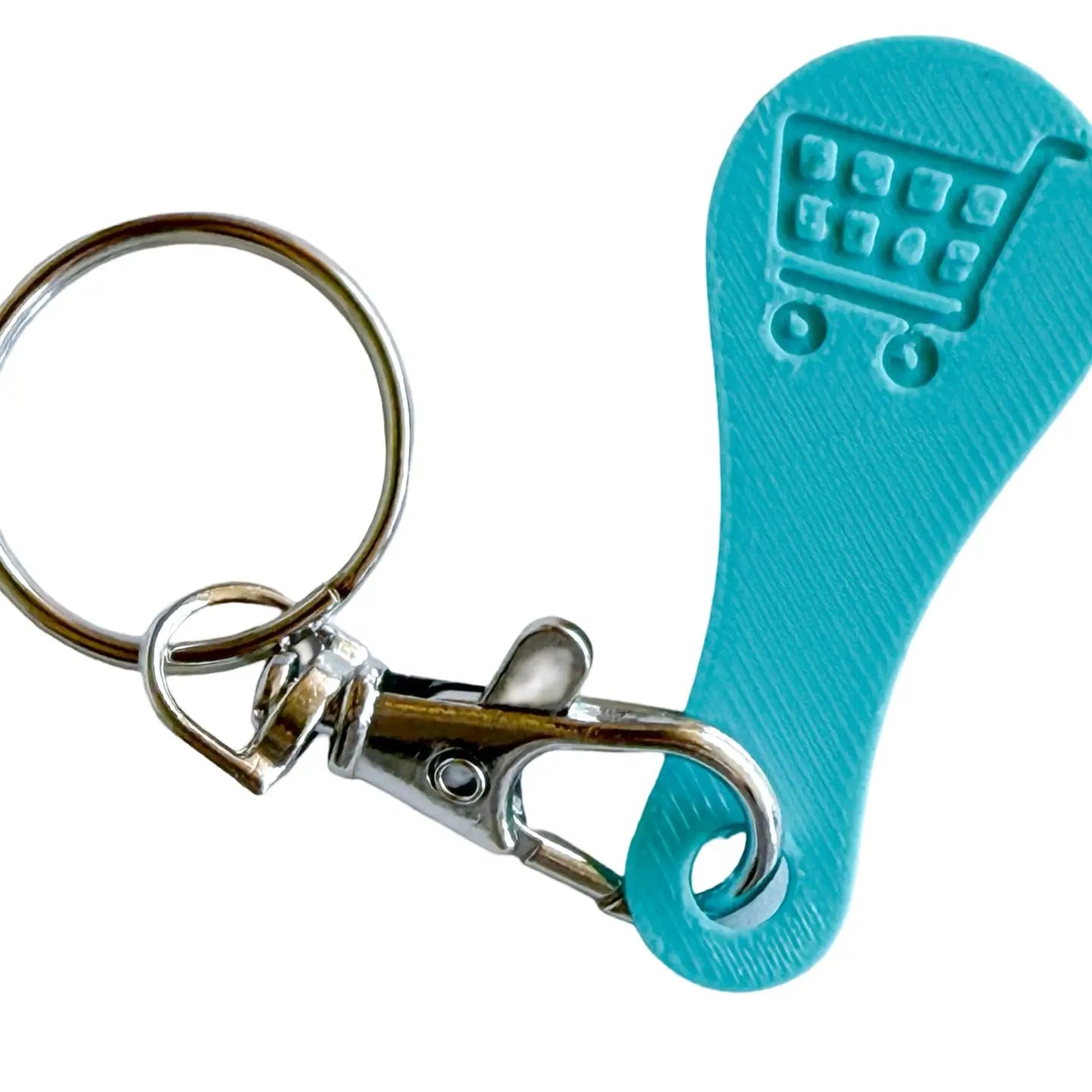 Shopping cart Quarter saver keychain - Hey Heifer Boutique