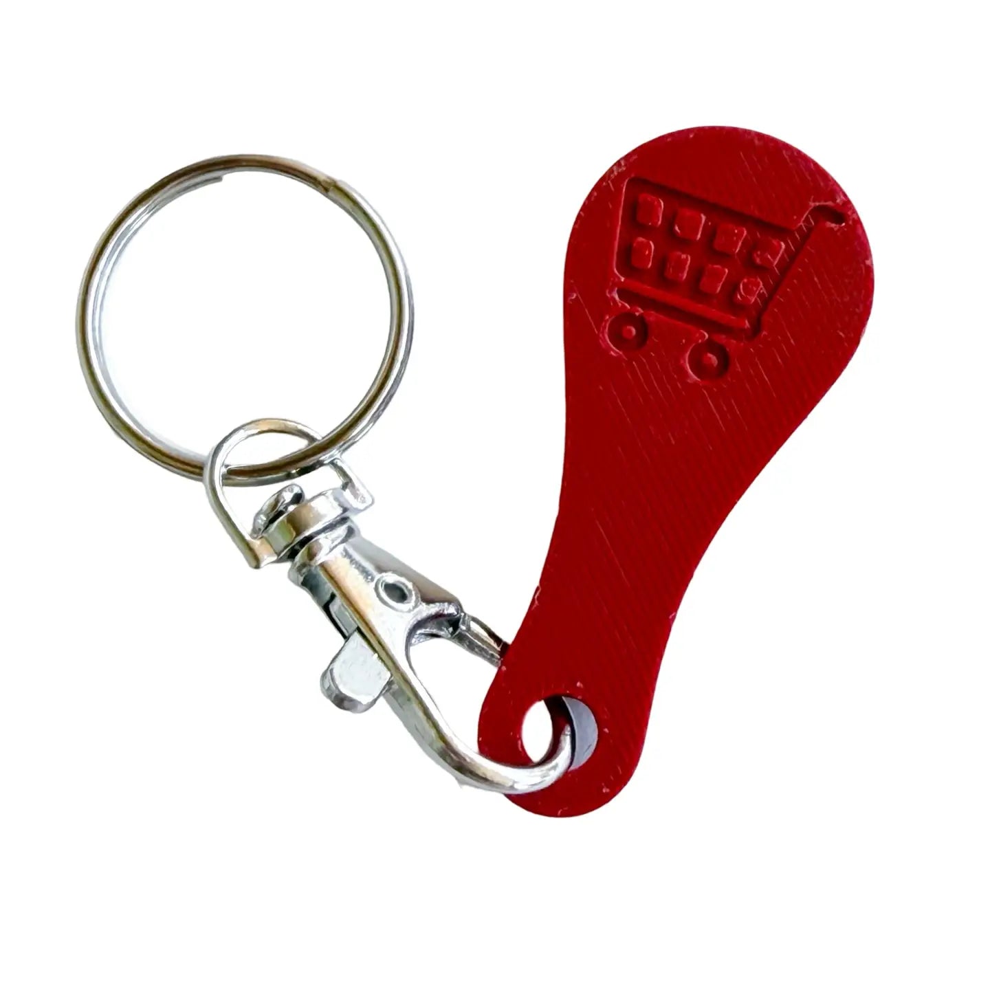 Shopping cart Quarter saver keychain - Hey Heifer Boutique