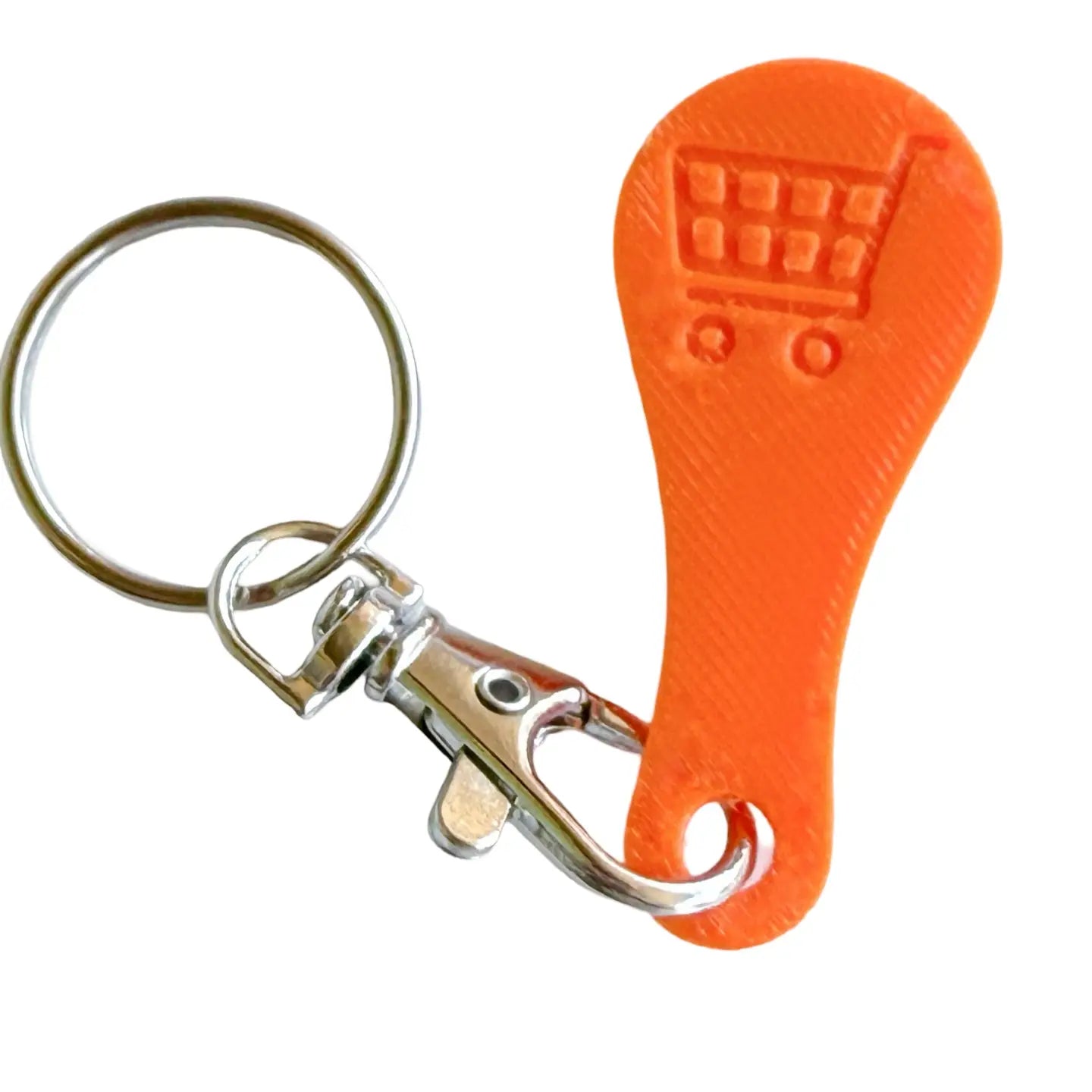 Shopping cart Quarter saver keychain - Hey Heifer Boutique
