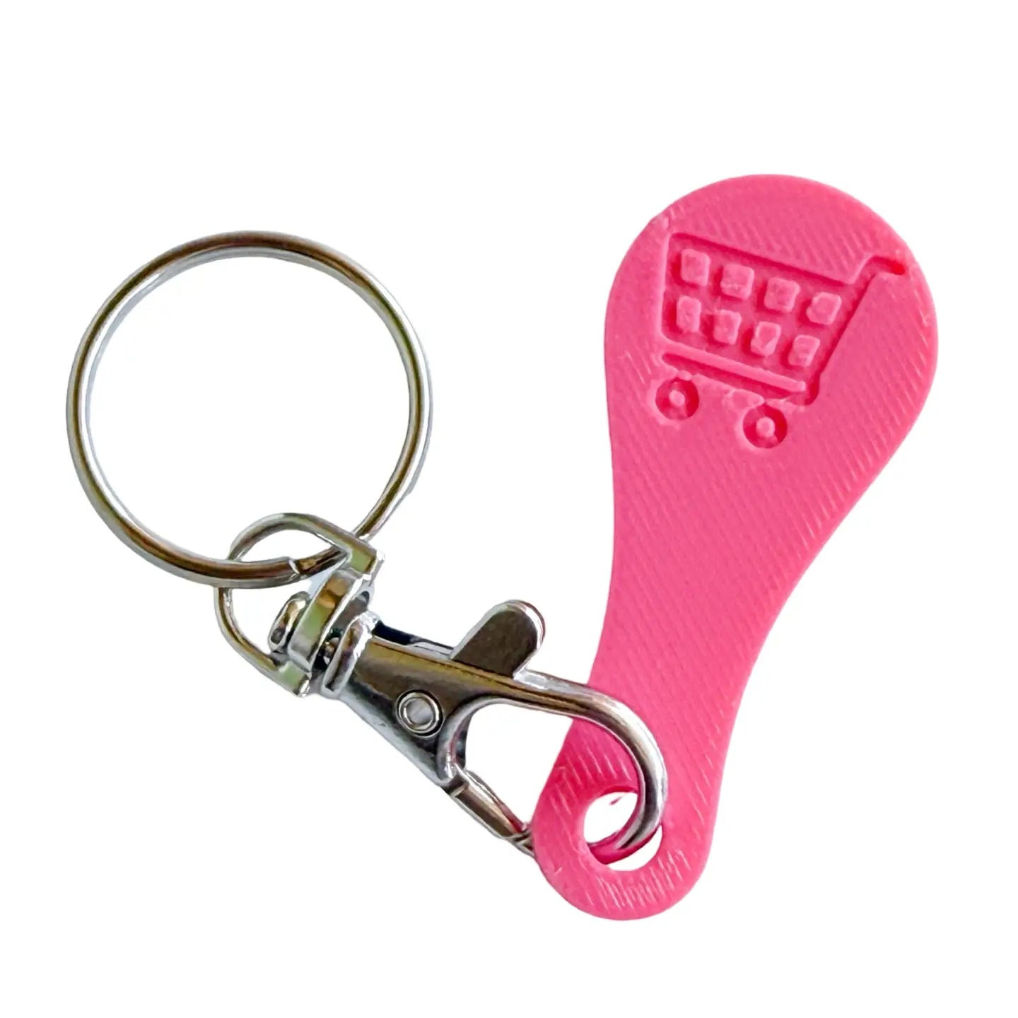 Shopping cart Quarter saver keychain - Hey Heifer Boutique