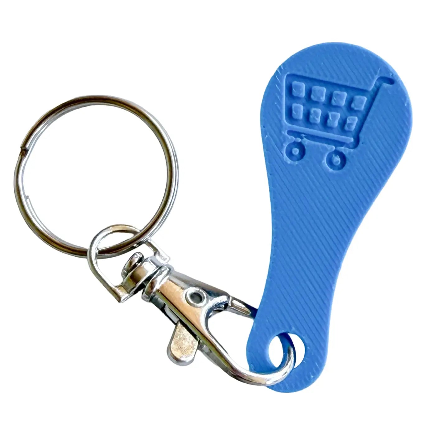 Shopping cart Quarter saver keychain - Hey Heifer Boutique