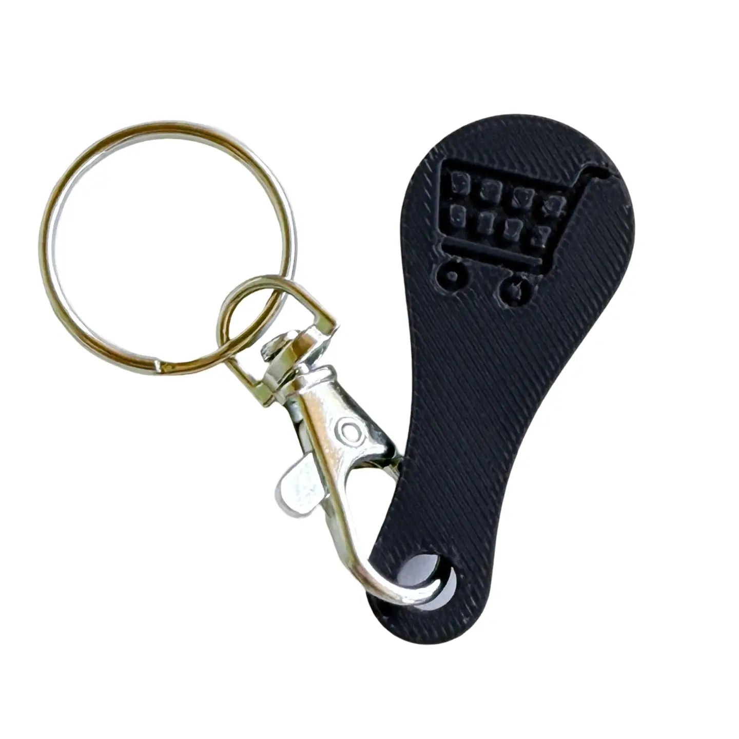 Shopping cart Quarter saver keychain - Hey Heifer Boutique