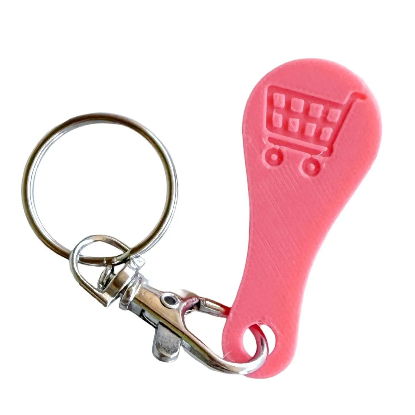 Shopping cart Quarter saver keychain - Hey Heifer Boutique