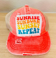 Sunrise Ball Cap - Hey Heifer Boutique