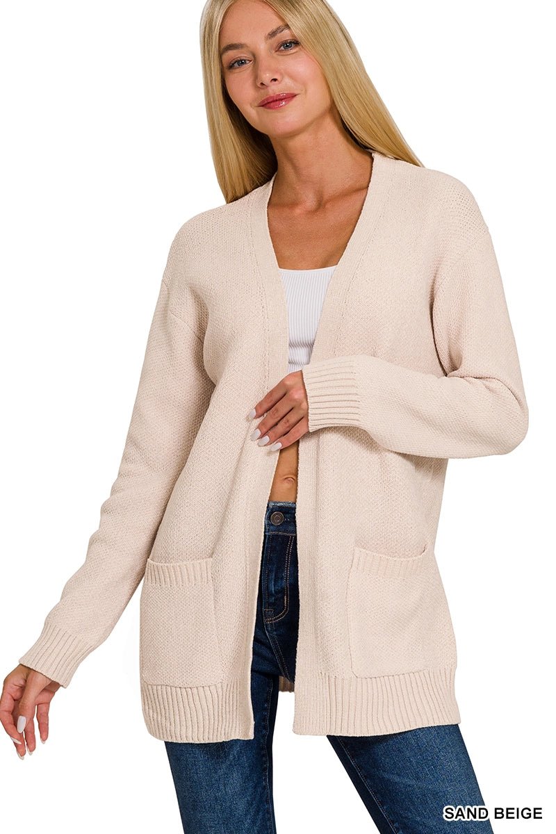 Sweater Cardigan - Hey Heifer Boutique
