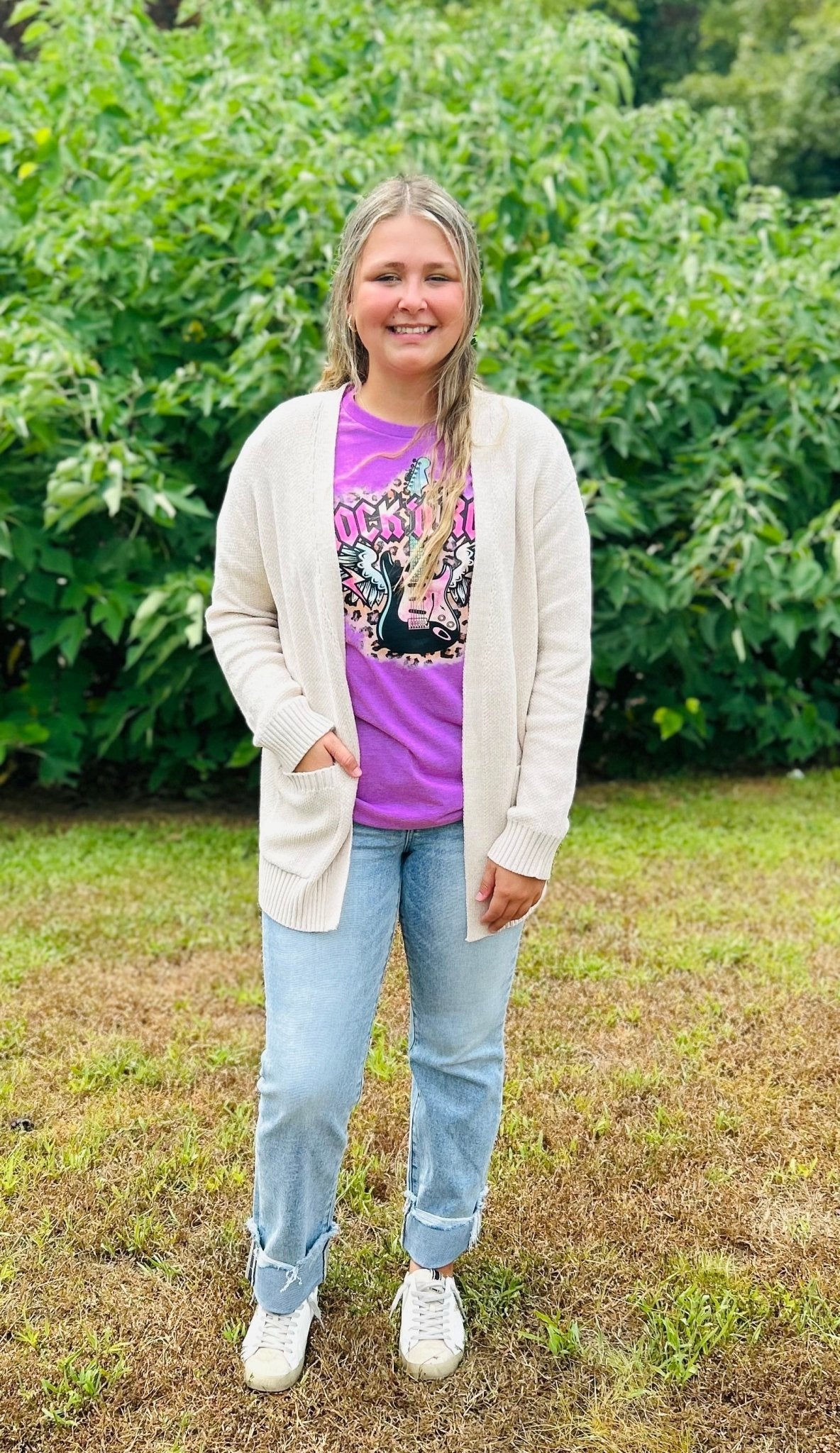 Sweater Cardigan - Hey Heifer Boutique