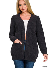 Sweater Cardigan - Hey Heifer Boutique