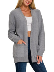 Sweater Cardigan - Hey Heifer Boutique