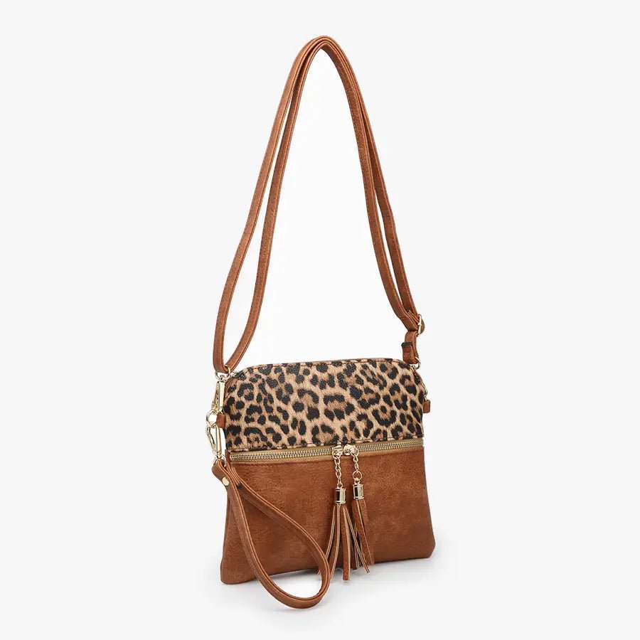 Tara Double Zip Crossbody - Hey Heifer Boutique