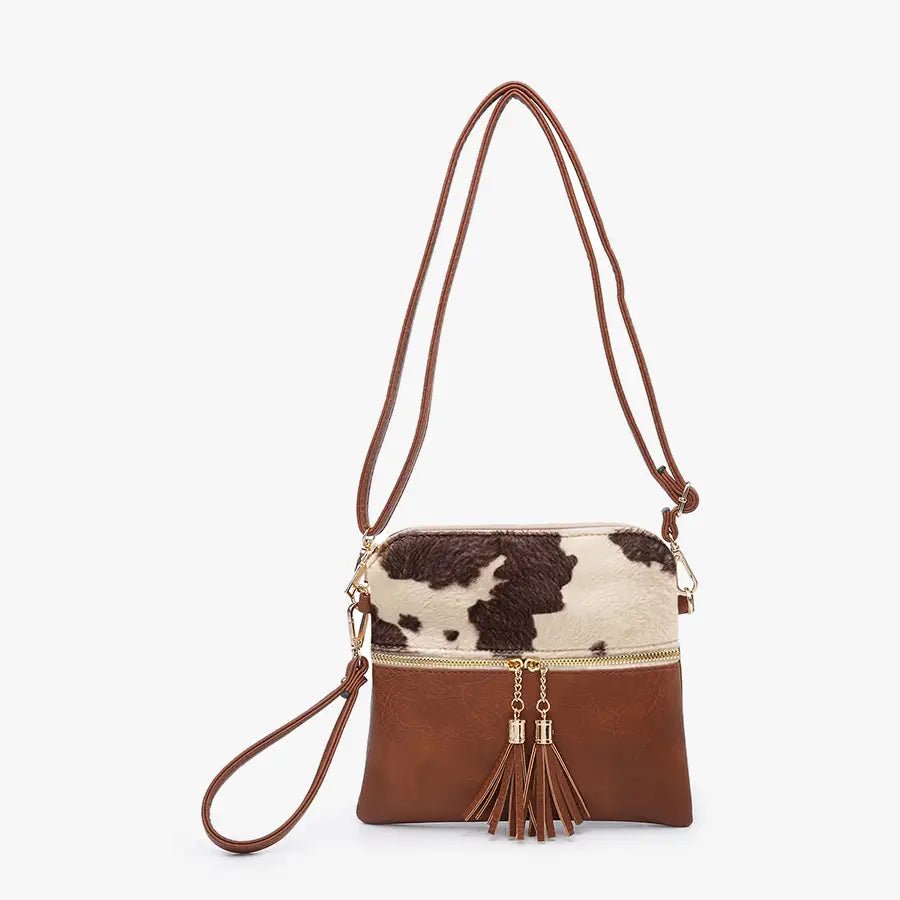 Tara Double Zip Crossbody - Hey Heifer Boutique