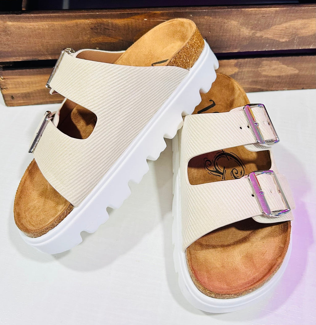 The Jazmin Sandals - Hey Heifer Boutique