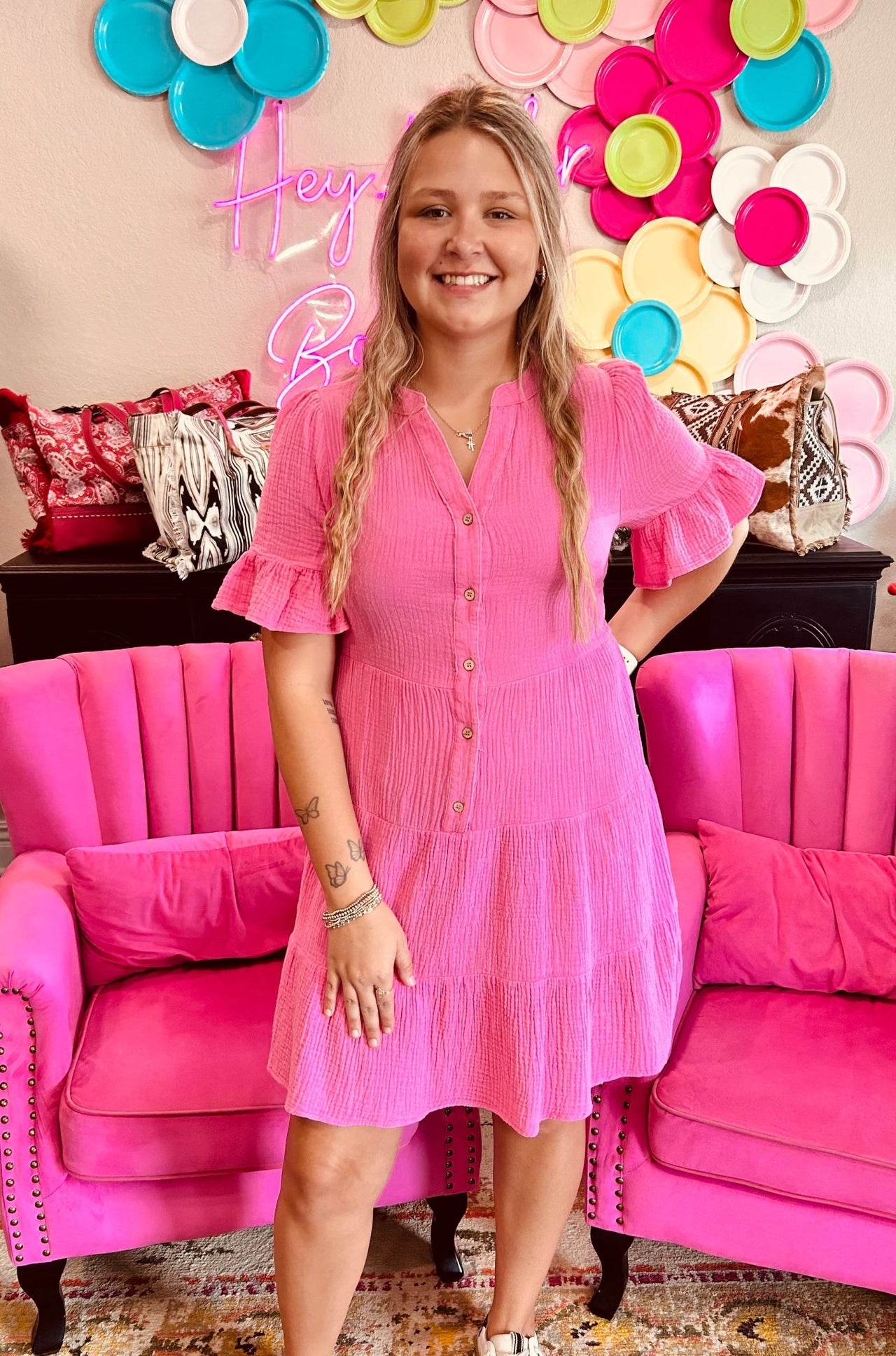 The Lacey Dress - Hey Heifer Boutique