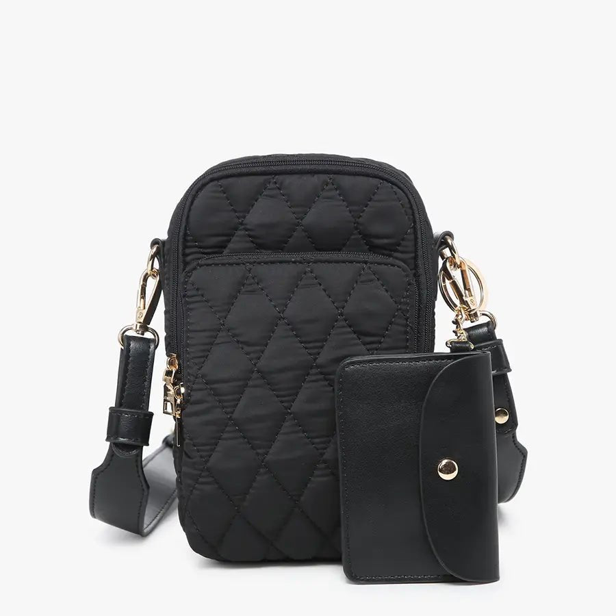 The Parker Quilted 3 Compartment Crossbody - Hey Heifer Boutique