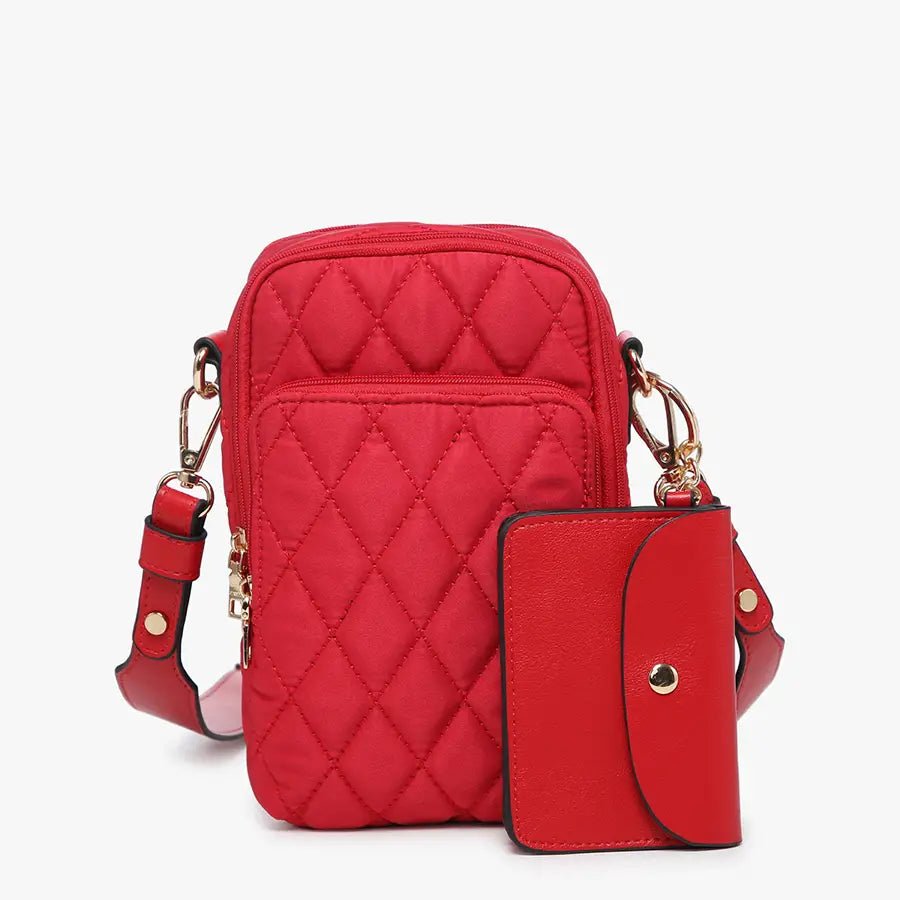 The Parker Quilted 3 Compartment Crossbody - Hey Heifer Boutique