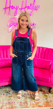 The Scout Cropped Overalls - Hey Heifer Boutique