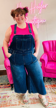 The Scout Cropped Overalls - Hey Heifer Boutique