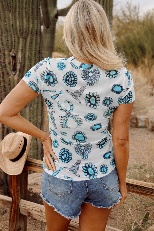 The Turquoise Top - Hey Heifer Boutique