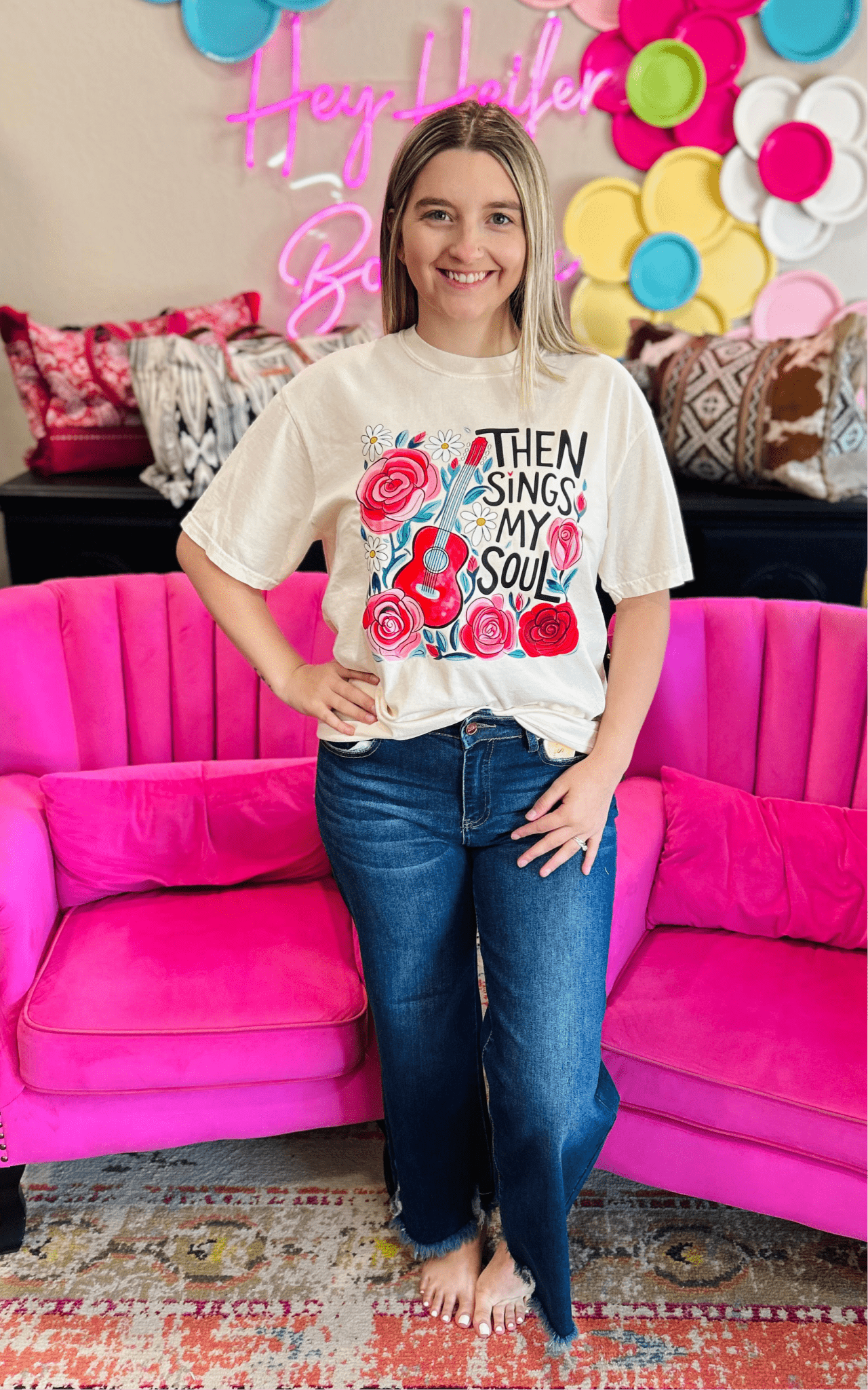 Then Sings My Soul Tee - Hey Heifer Boutique