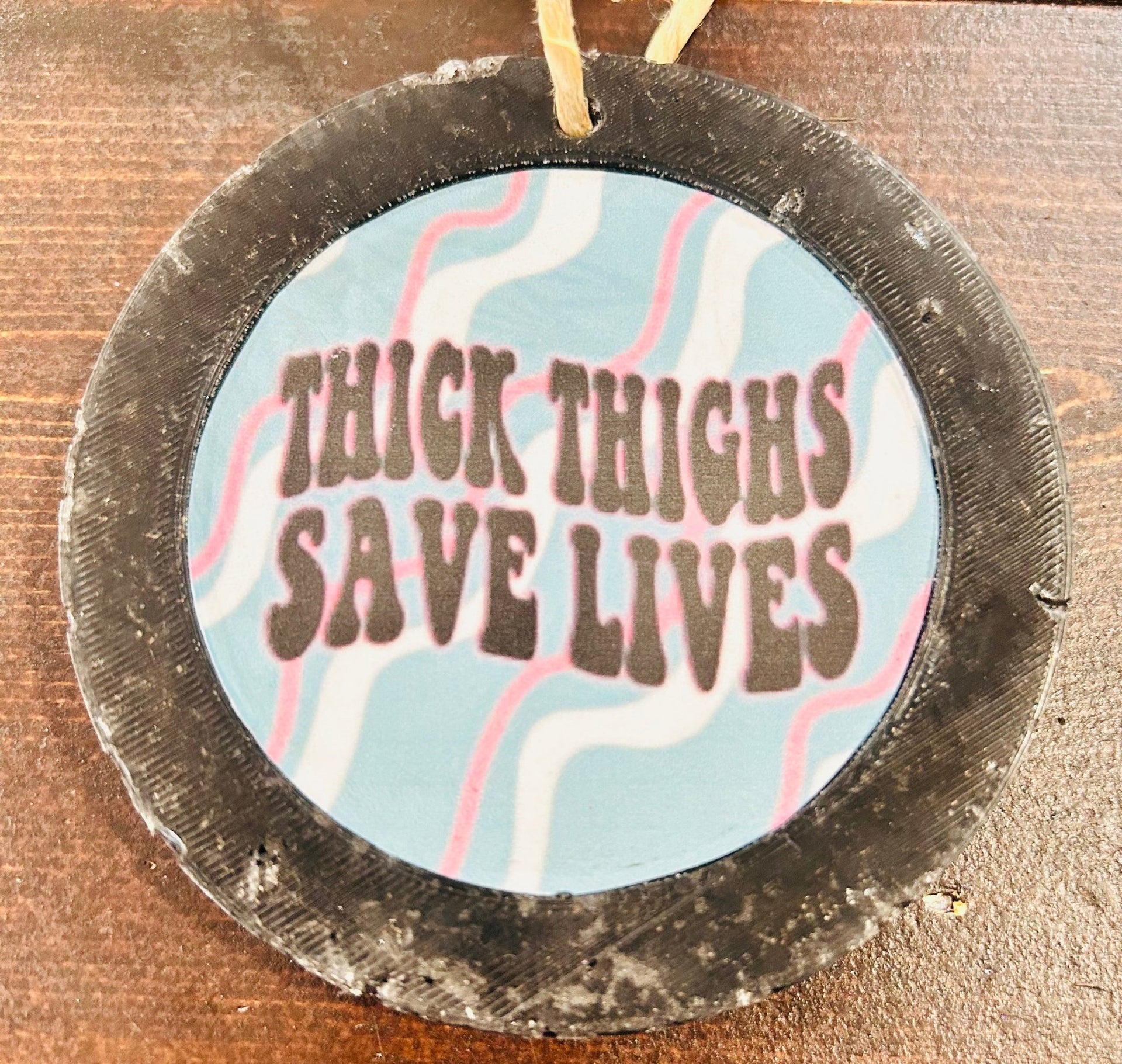 Thick Thighs Car Freshie (Pina Colada) - Hey Heifer Boutique