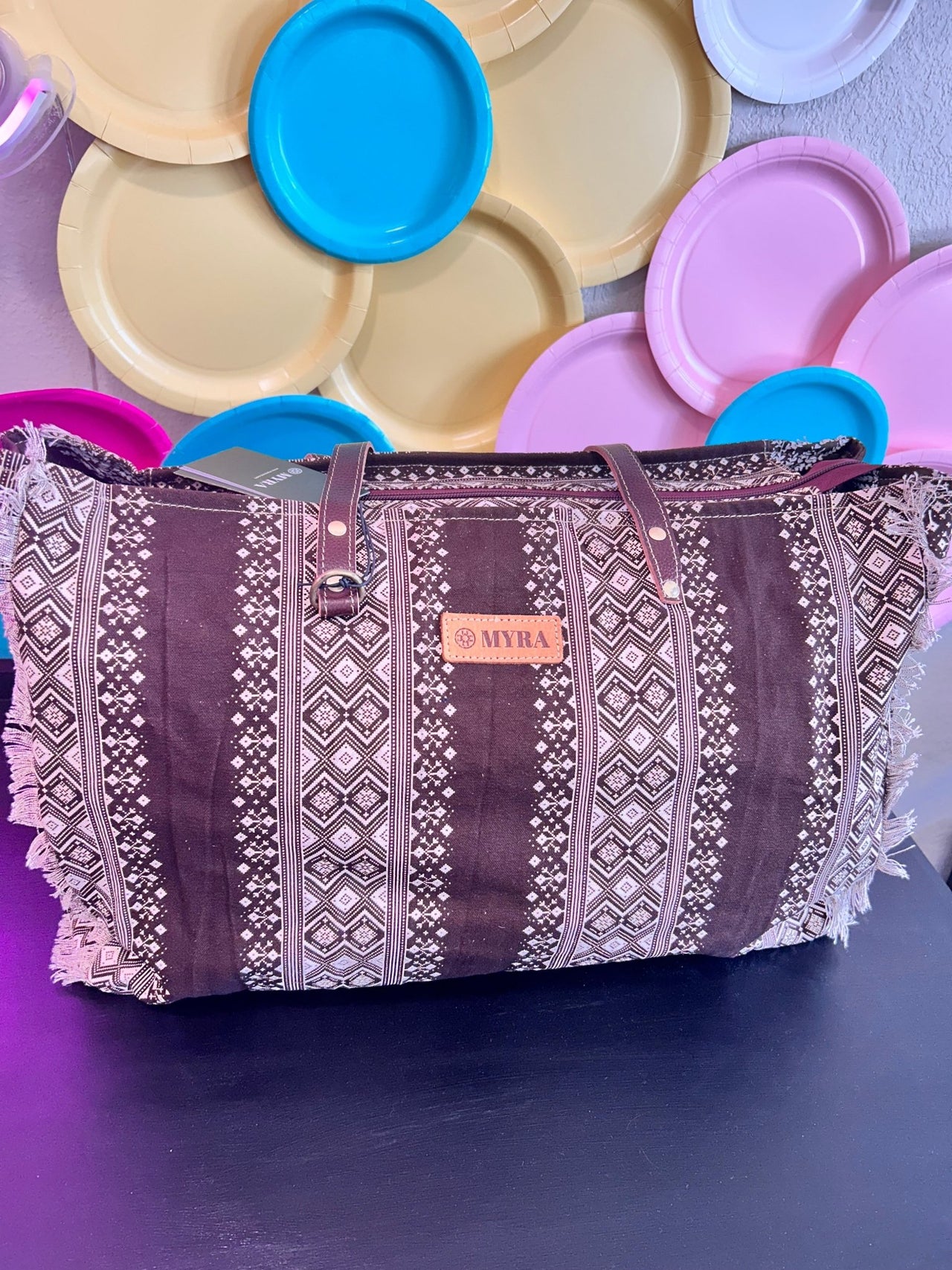 Tribal Spirit Adventure Weekender Bag - Hey Heifer Boutique