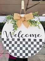 Welcome Door Hanger - Hey Heifer Boutique