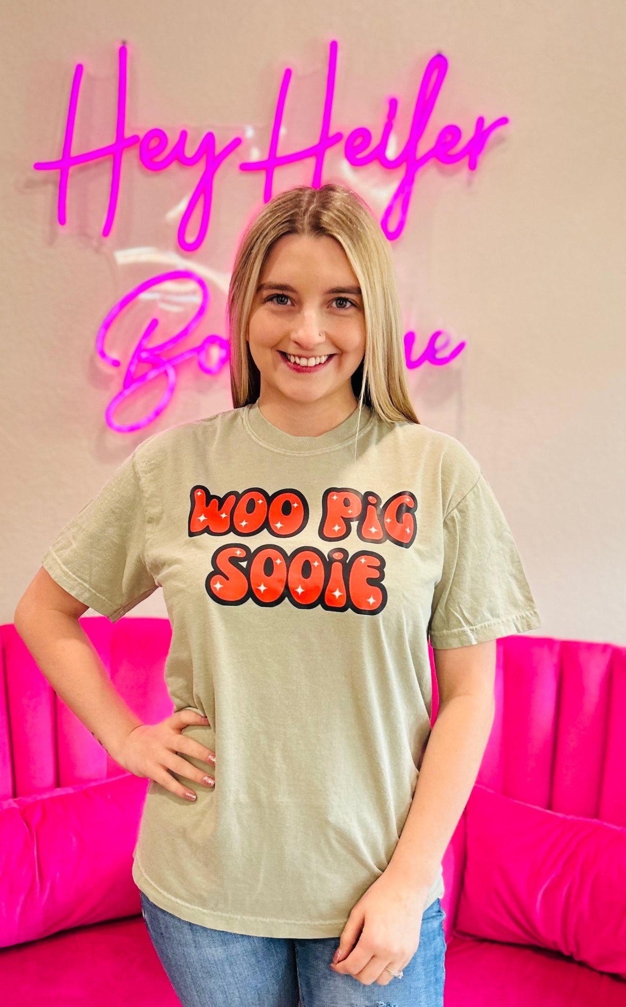 Woo Pig Tee - Hey Heifer Boutique