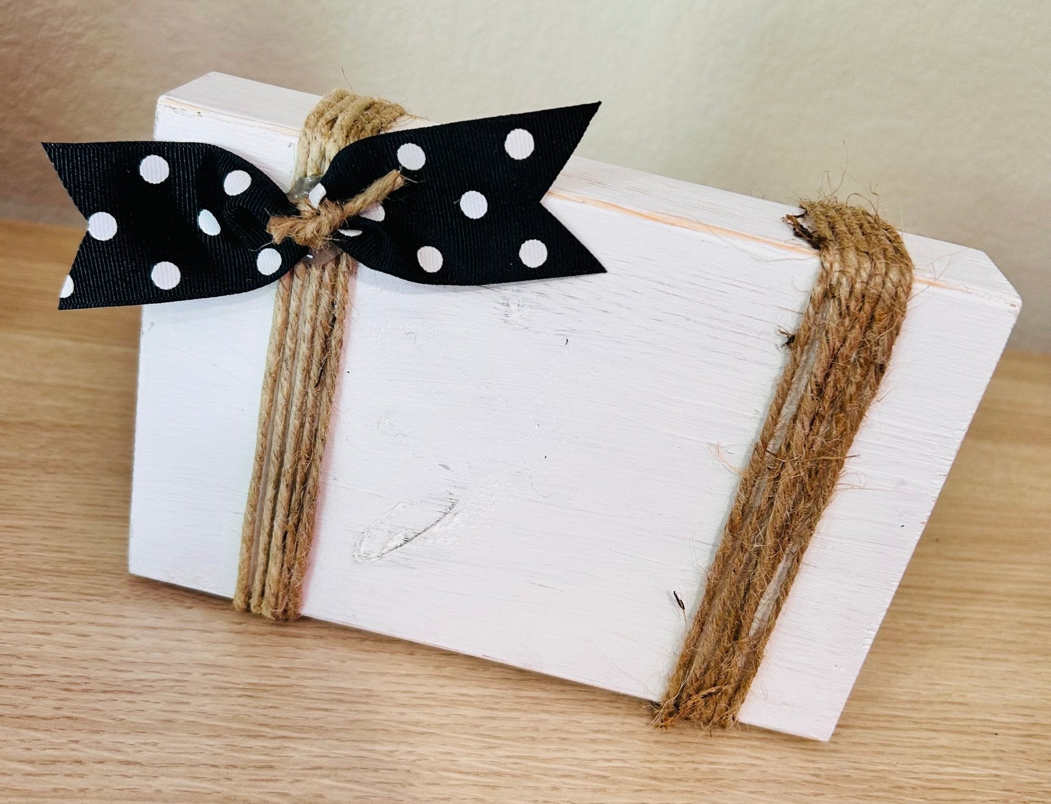 Wooden Block Picture Frame - Hey Heifer Boutique