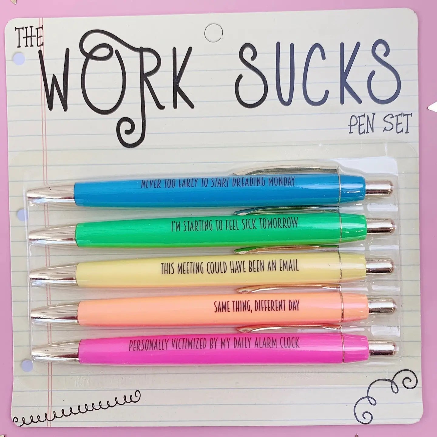 Work Sucks Pen Set - Hey Heifer Boutique