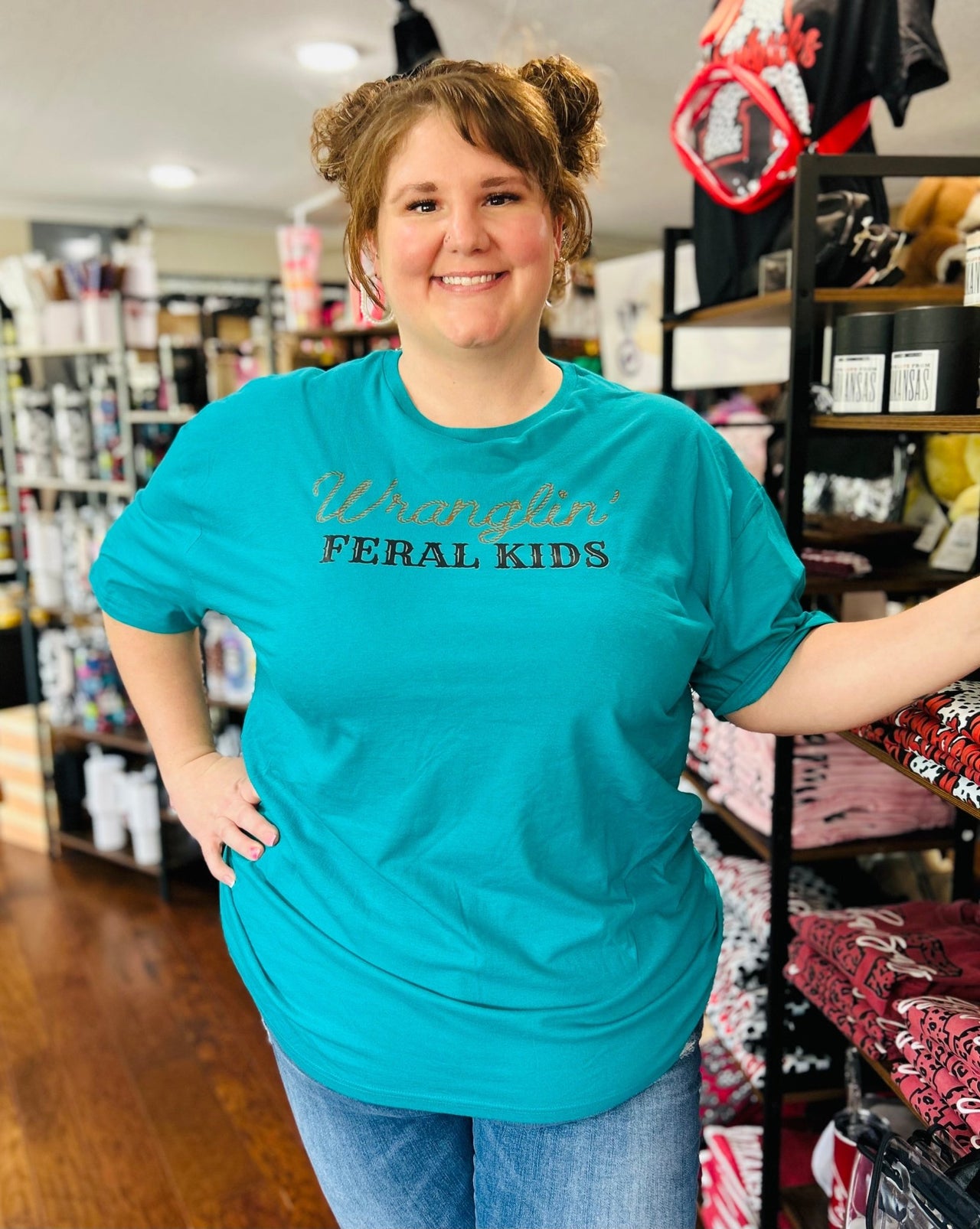 Wranglin Feral Kids Tee - Hey Heifer Boutique