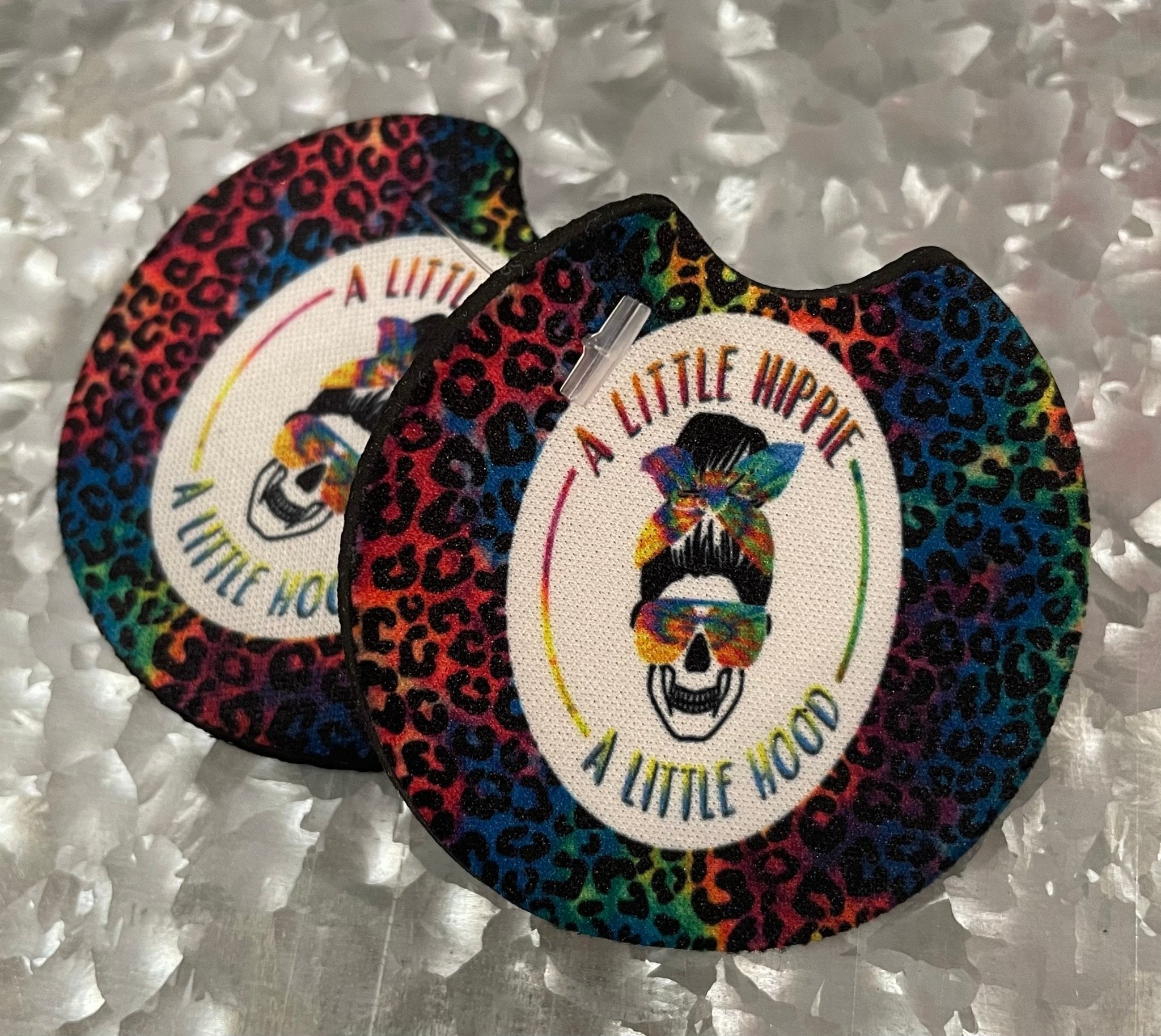 A Little Hood Car Coaster Set (2) - Hey Heifer Boutique