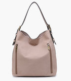 Alexa 2 in 1 Hobo Bag w/ Dual Zip Compartments - Hey Heifer Boutique