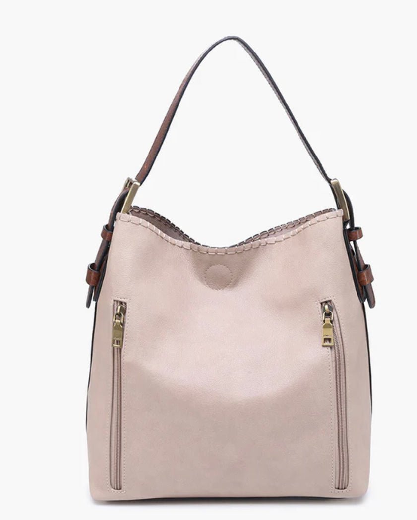 Alexa 2 in 1 Hobo Bag w/ Dual Zip Compartments - Hey Heifer Boutique