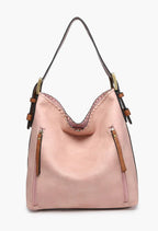 Alexa 2 in 1 Hobo Bag w/ Dual Zip Compartments - Hey Heifer Boutique
