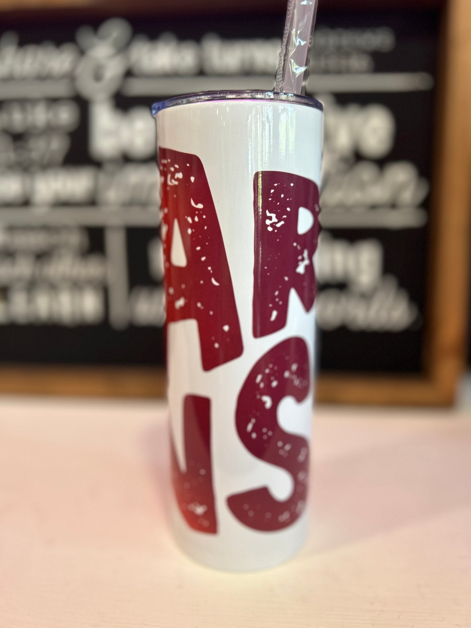 Arkansas 20oz Skinny Tumbler - Hey Heifer Boutique