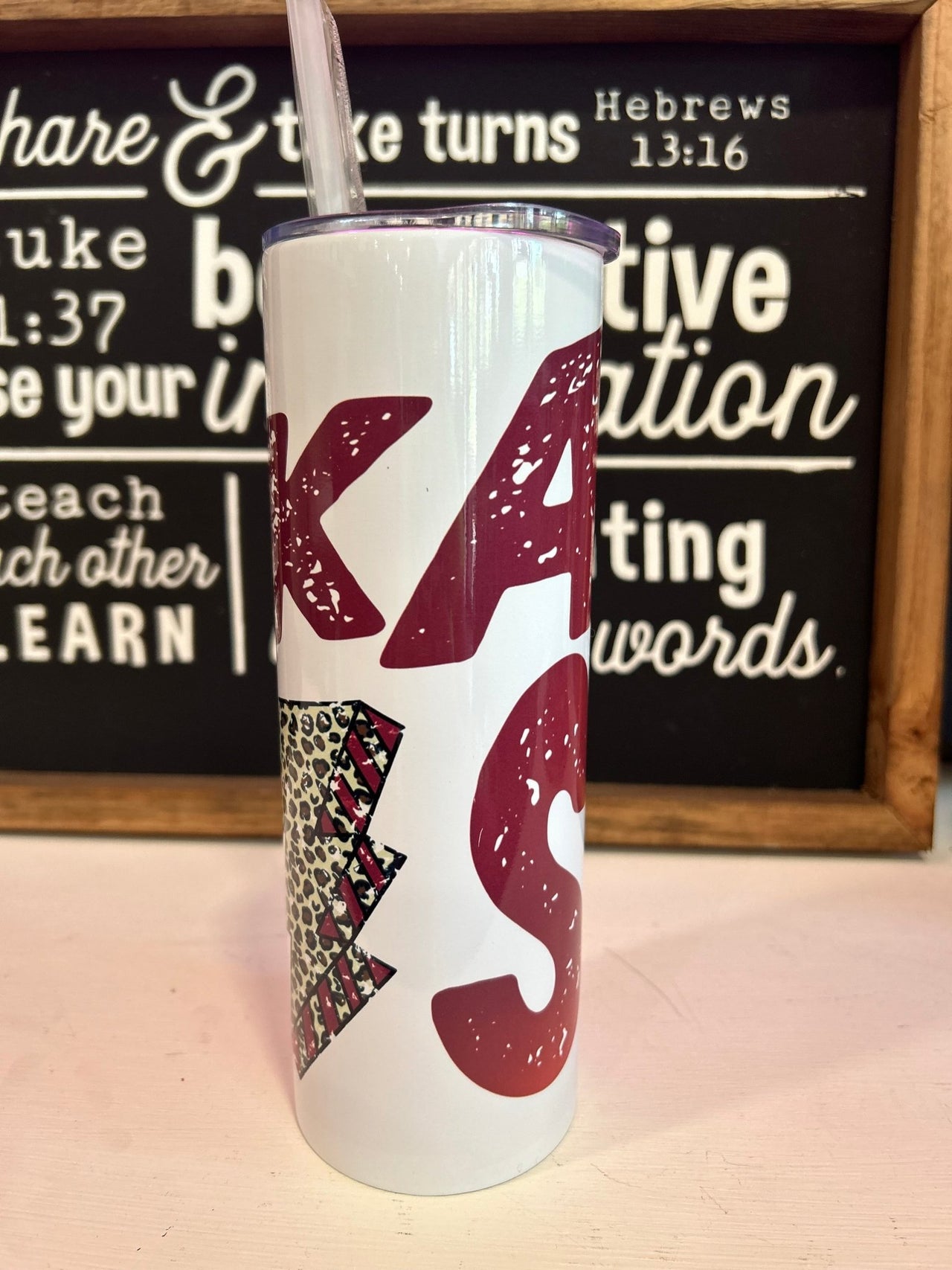 Arkansas 20oz Skinny Tumbler - Hey Heifer Boutique