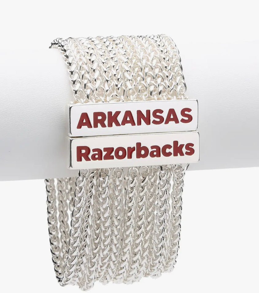 Arkansas Razorbacks Jolie Bracelet - Hey Heifer Boutique