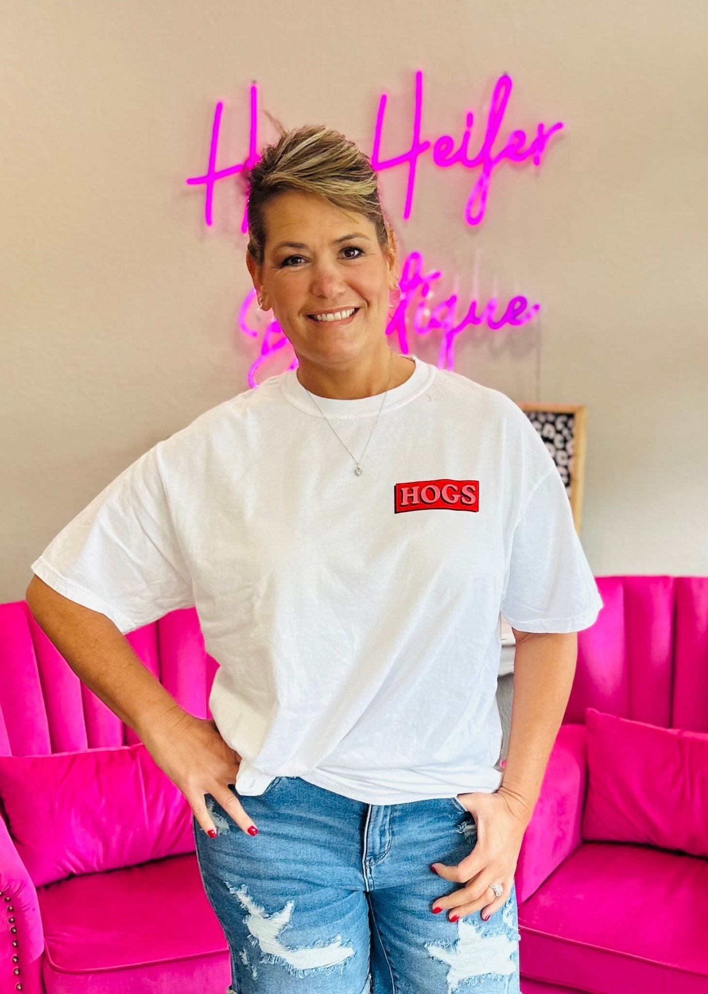 Call Those Hogs Tee - Hey Heifer Boutique
