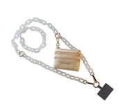 Clip & Go Chain w/ Zipper Pouch Cell Phone Holder - Hey Heifer Boutique