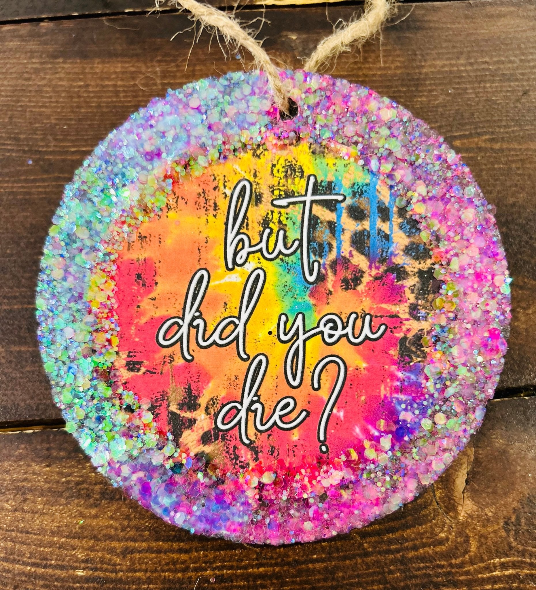 Did You Die Car Freshie (Caramel Latte) - Hey Heifer Boutique