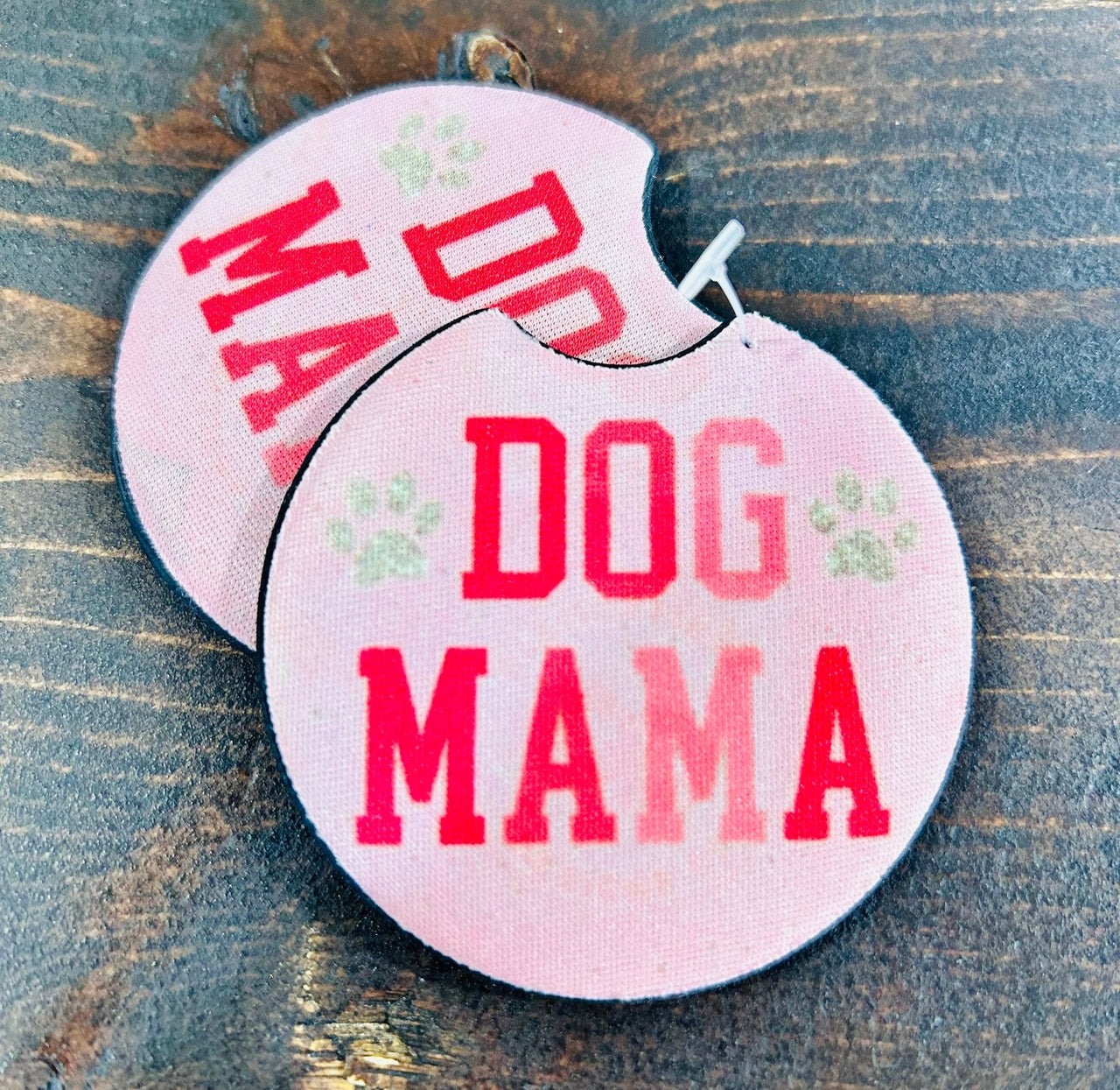 Dog Mama Car Coaster Set (2) - Hey Heifer Boutique