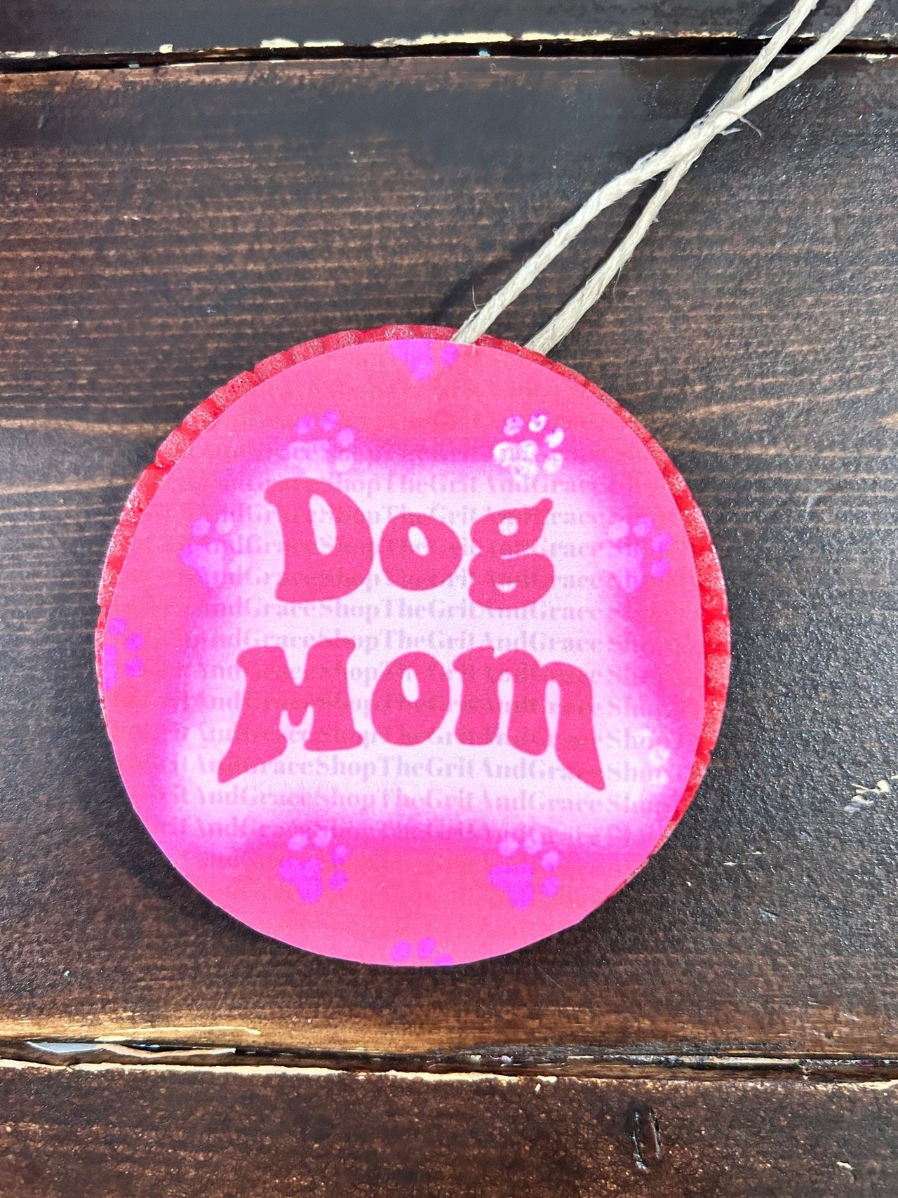 Dog Mom Car Freshie (Leather) - Hey Heifer Boutique