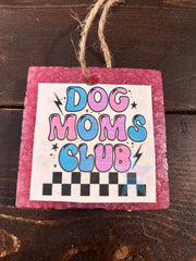 Dog Moms Club tag Car Freshie (Fresh Linen) - Hey Heifer Boutique